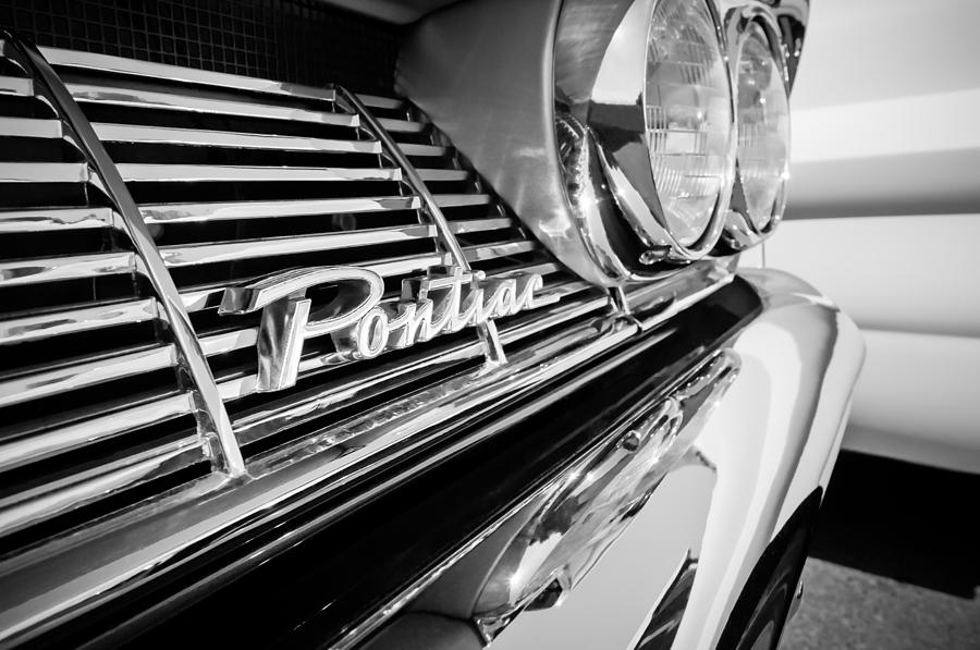 1961 Pontiac Catalina Grille Emblem #7 Photograph by Jill Reger
