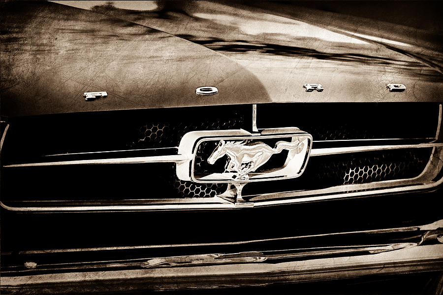 1965 Ford mustang grill emblem #10