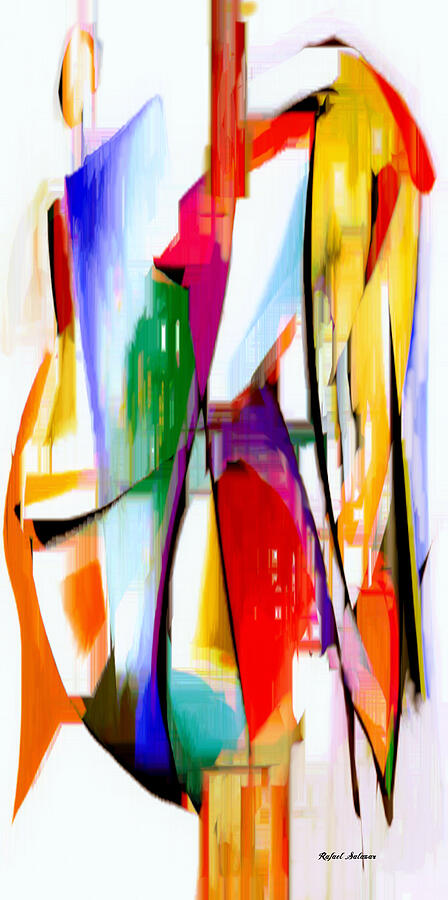 Abstract Series IV #7 Digital Art by Rafael Salazar
