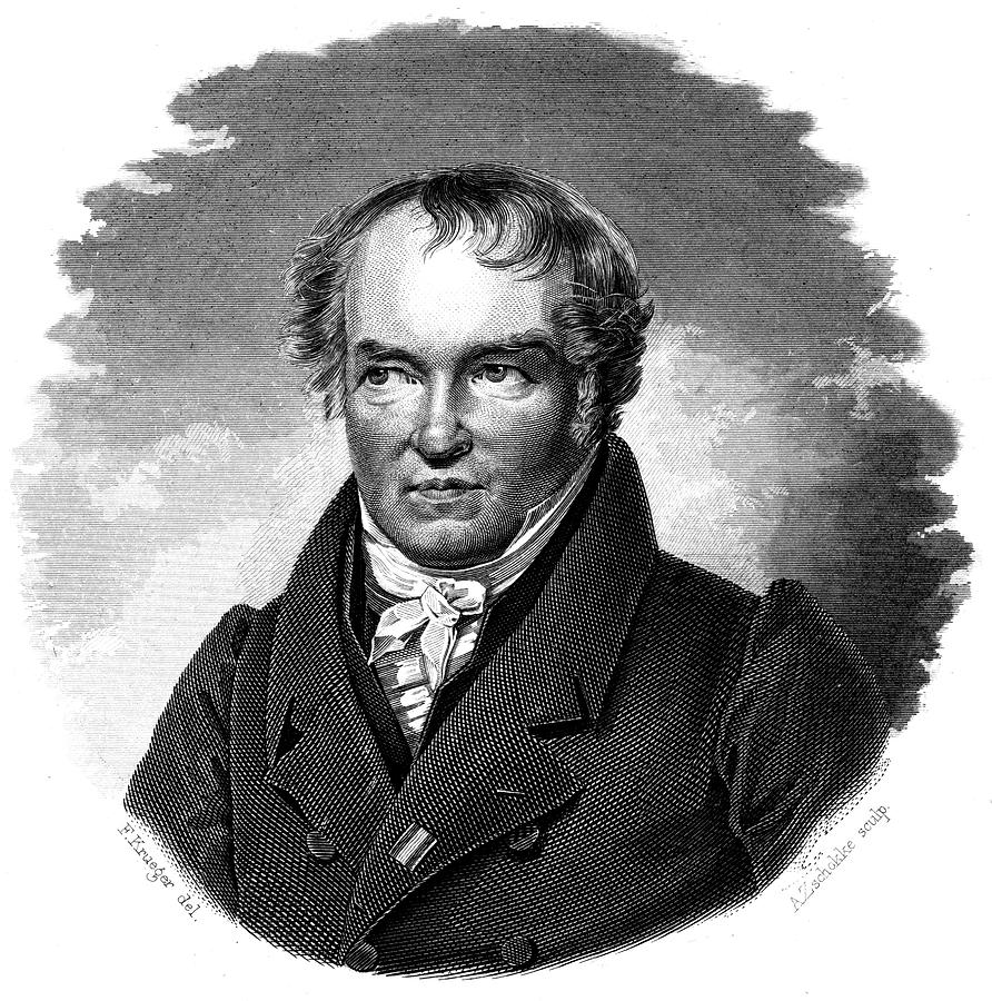 Alexander Von Humboldt German Drawing by Mary Evans Picture Library