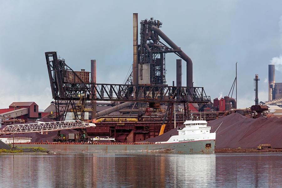 Device Photograph - Algoma Steel Mill #7 by Jim West/science Photo Library