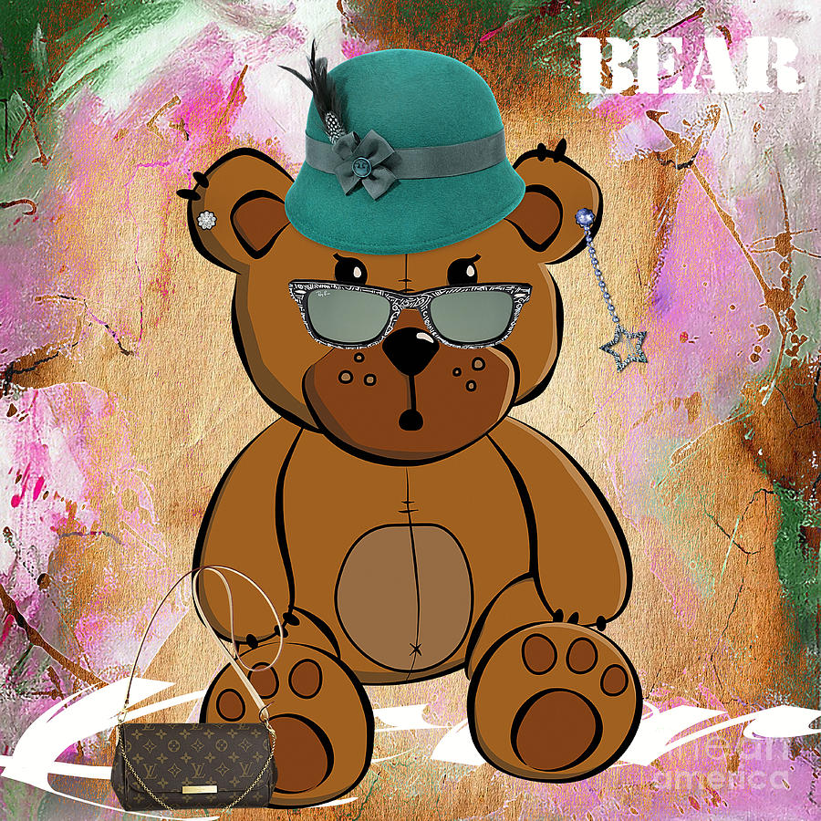 Jungle Mixed Media - Baby Bear Collection #7 by Marvin Blaine