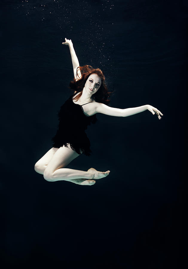 Ballet Dancer Underwater #7 Photograph by Henrik Sorensen