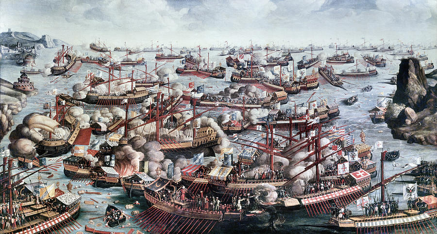Battle Of Lepanto, 1571 #7 Painting by Granger