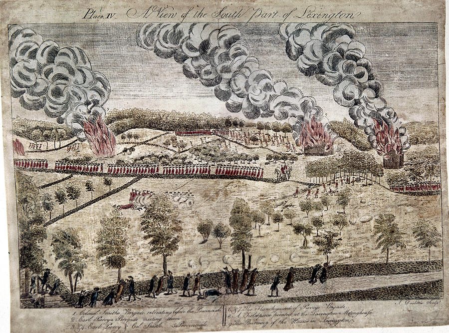 Battle Of Lexington, 1775 #7 Photograph by Granger