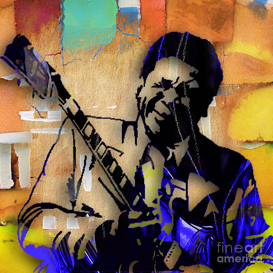 Music Mixed Media - BB King Collection #7 by Marvin Blaine