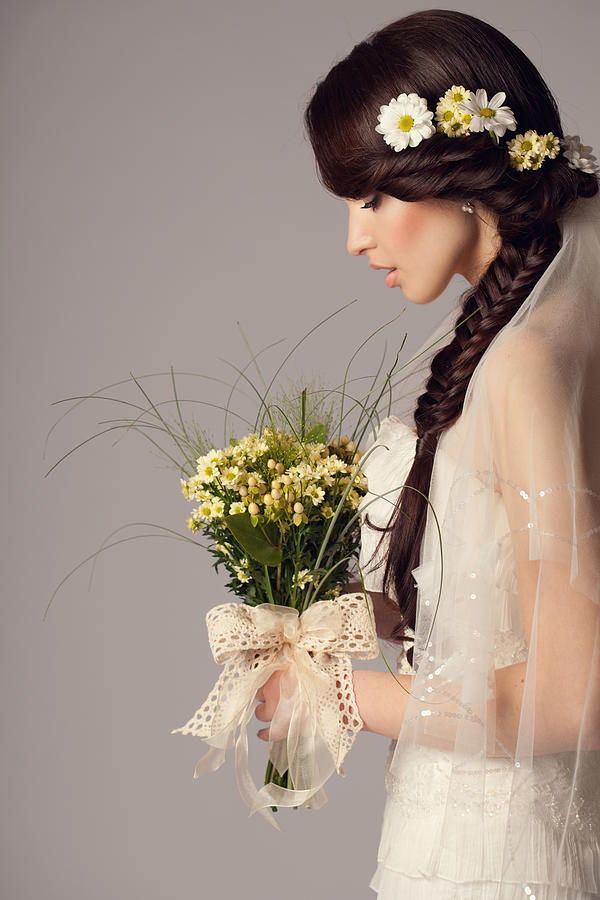 Beautiful bride #7 Photograph by CoffeeAndMilk