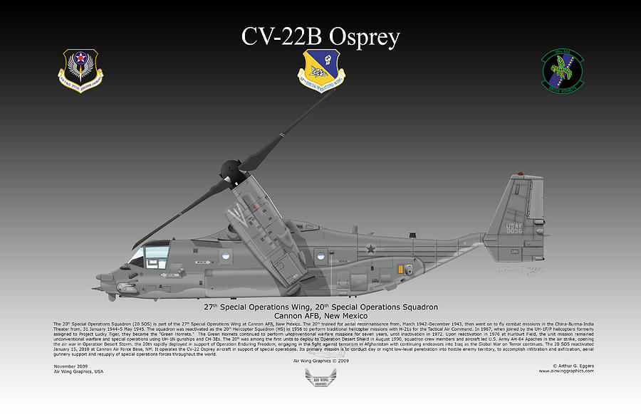 Bell Boeing CV-22B Osprey #9 Digital Art by Arthur Eggers