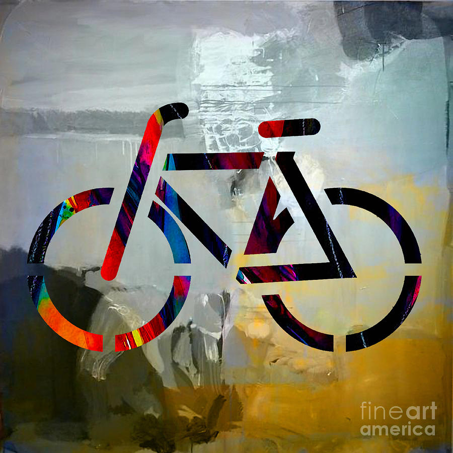 Bicycle Mixed Media - Bike #7 by Marvin Blaine