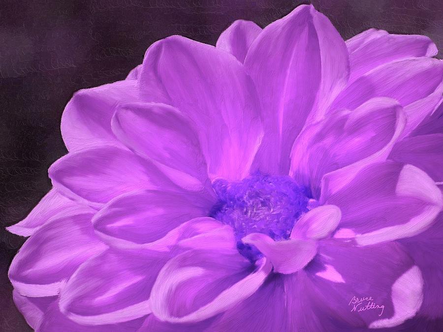 Blooming Flower Painting By Bruce Nutting Fine Art America