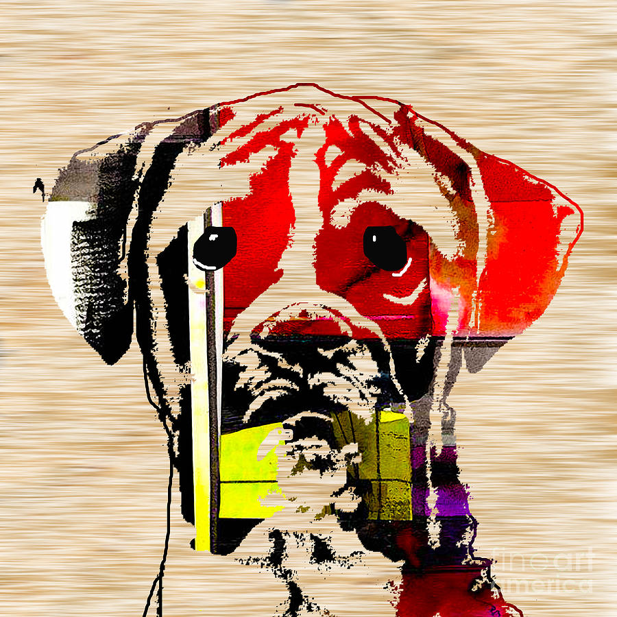 Boxer Dog Mixed Media - Boxer #7 by Marvin Blaine