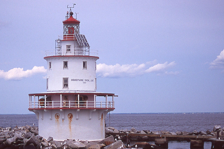 Brandywine Shoal Light Photograph by Herbert Gatewood - Pixels