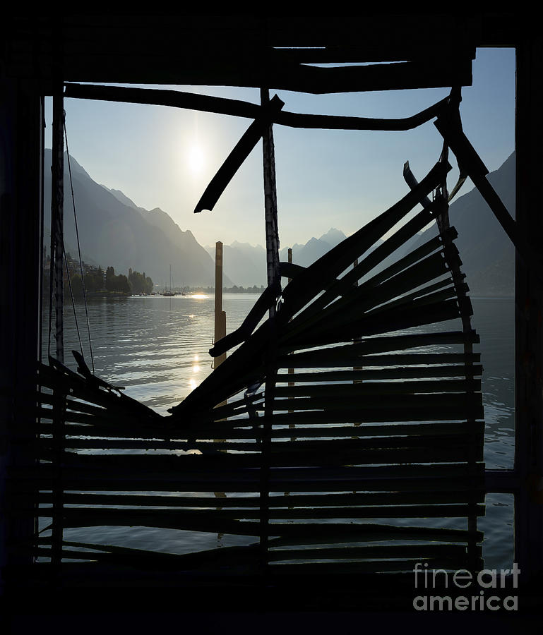 Broken window #7 Photograph by Mats Silvan