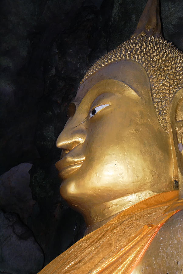 Buddha at Khao Bandai It Caves #7 Digital Art by Carol Ailles