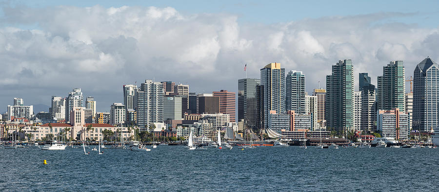 Buildings At The Waterfront, San Diego #7 Photograph by Panoramic Images
