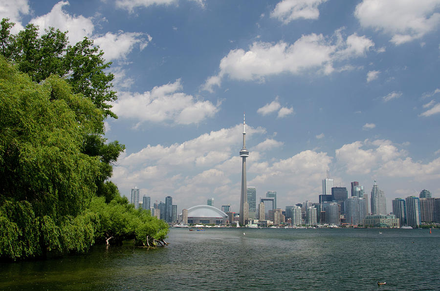 Blue Sky Photograph - Canada, Ontario, Toronto by Cindy Miller Hopkins Blue Sky Photograph - Canada, Ontario, Toronto by Cindy Miller Hopkins
