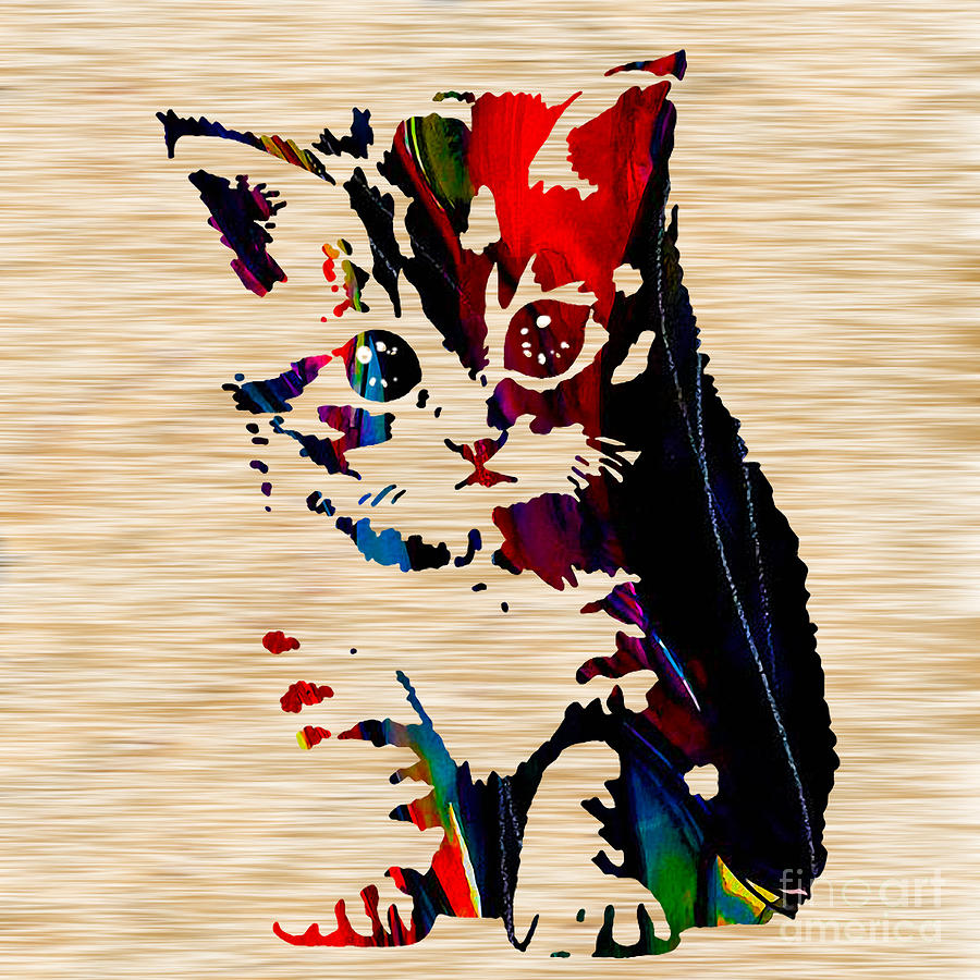 Cat Kitten #7 Mixed Media by Marvin Blaine