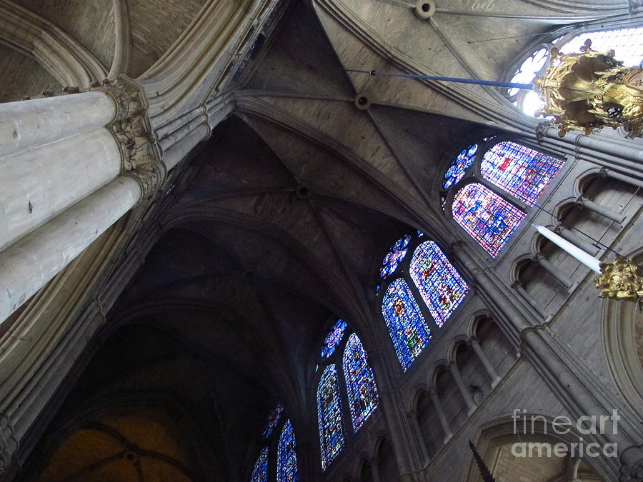 Cathedral Photograph - Cathedral at Reims France #7 by Luis Moya