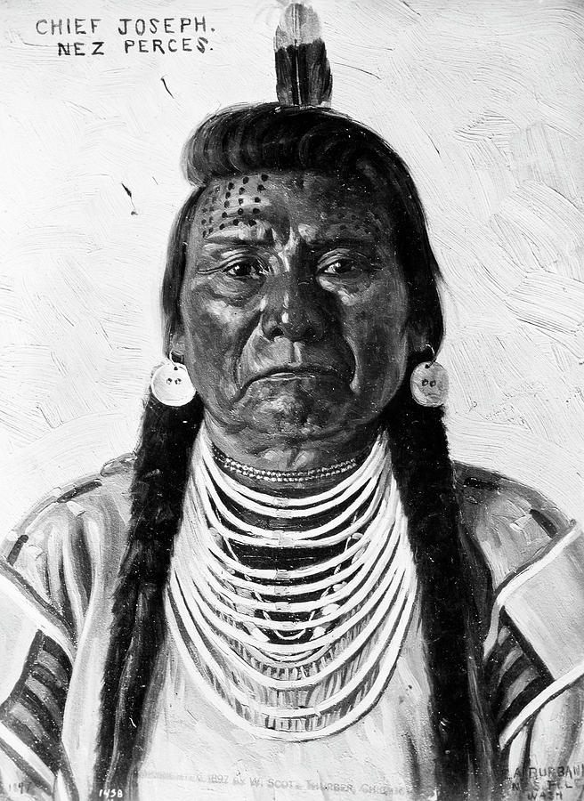 Chief Joseph (1840-1904) #7 Painting by Granger