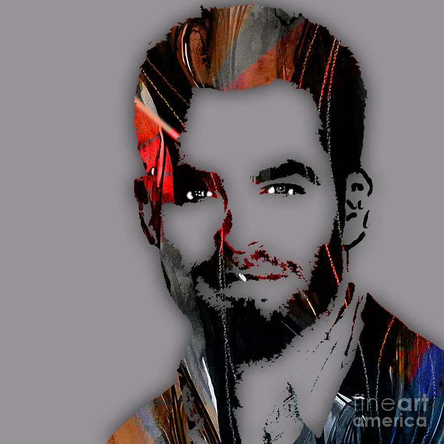 Star Trek Mixed Media - Chris Pine Collection #7 by Marvin Blaine