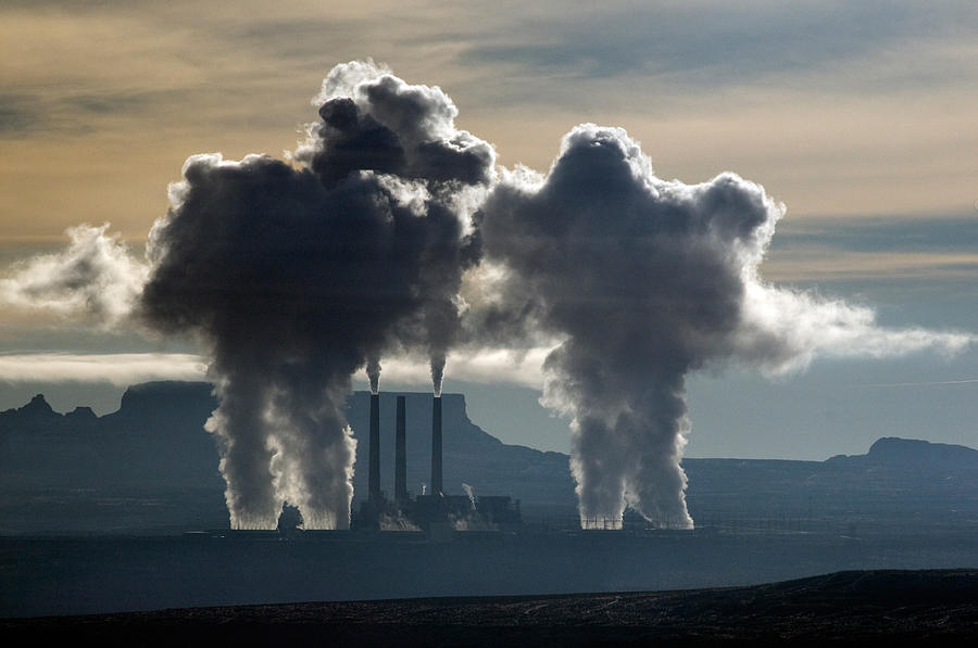 Coal-fired Power Plant Photograph by Theodore Clutter - Fine Art America