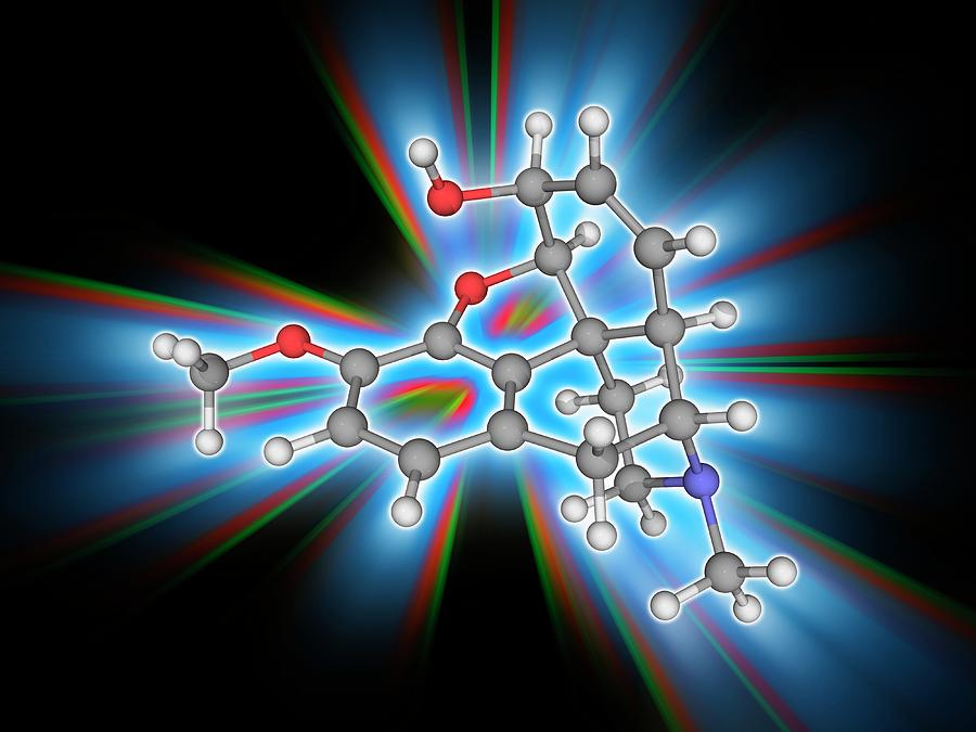 Codeine Drug Molecule Photograph by Laguna Design/science Photo Library ...