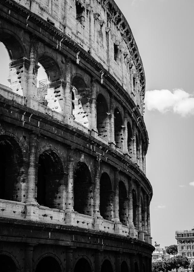 Architecture Photograph - Colosseum - Rome Italy #8 by AM FineArtPrints