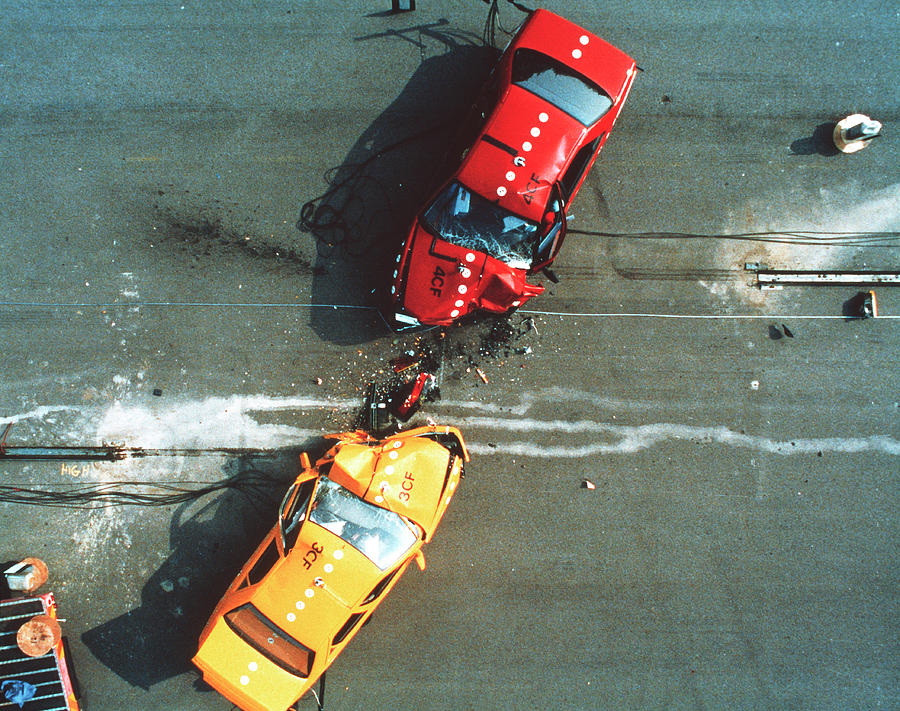 Crash Testing #7 Photograph by Trl Ltd./science Photo Library