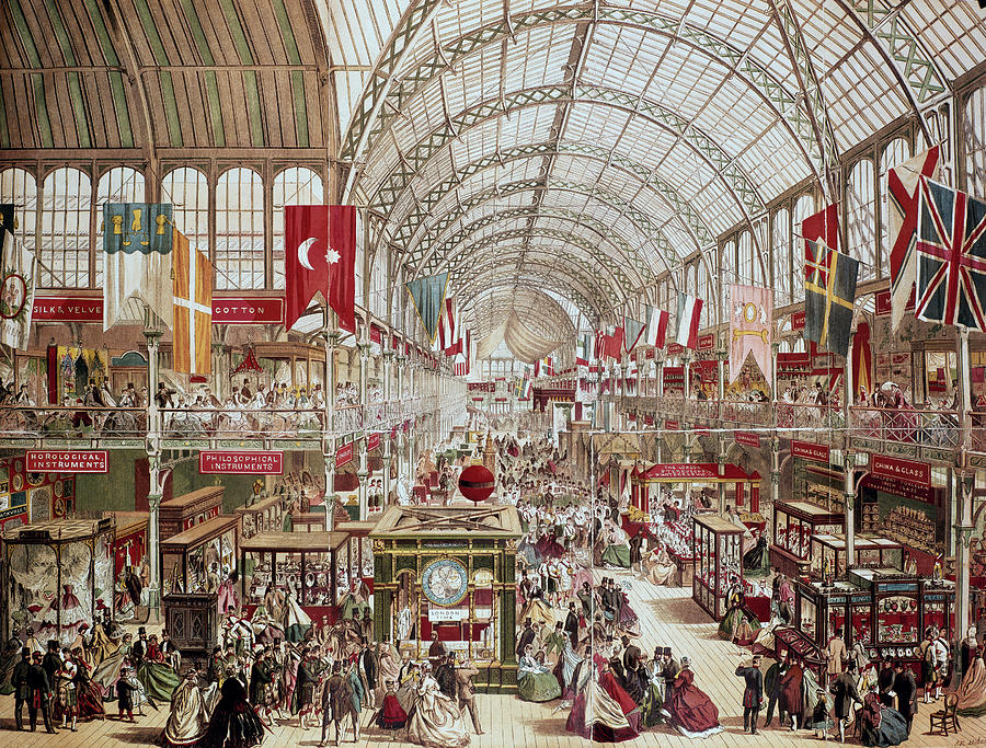Crystal Palace, 1851 Painting by Granger