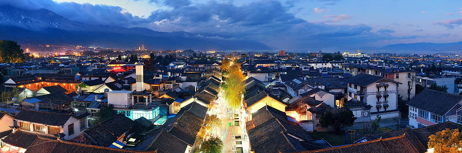 Dali Old Town #7 Photograph by Songquan Deng