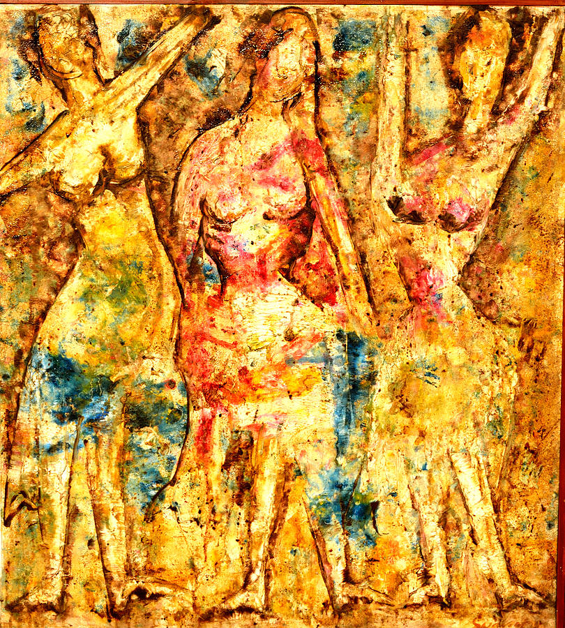 Dance Dance And Dance #5 Painting by Anand Swaroop Manchiraju