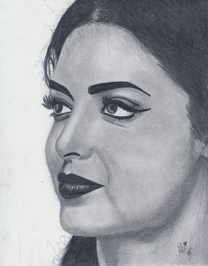 Deepika Padukone Drawing - Deepika Padukone #1 by Bobby Dar