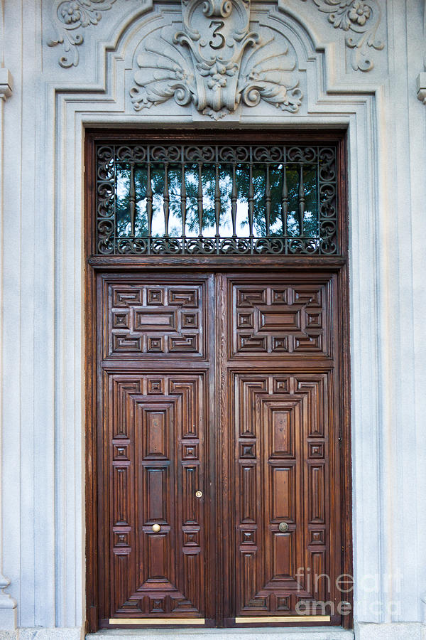 Distinctive Doors in Madrid Spain #7 Photograph by Thomas Marchessault