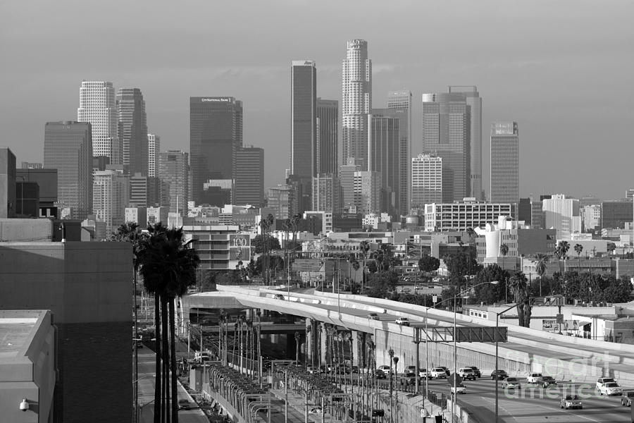 Downtown Los Angeles Skyline Photograph by Bill Cobb - Fine Art America