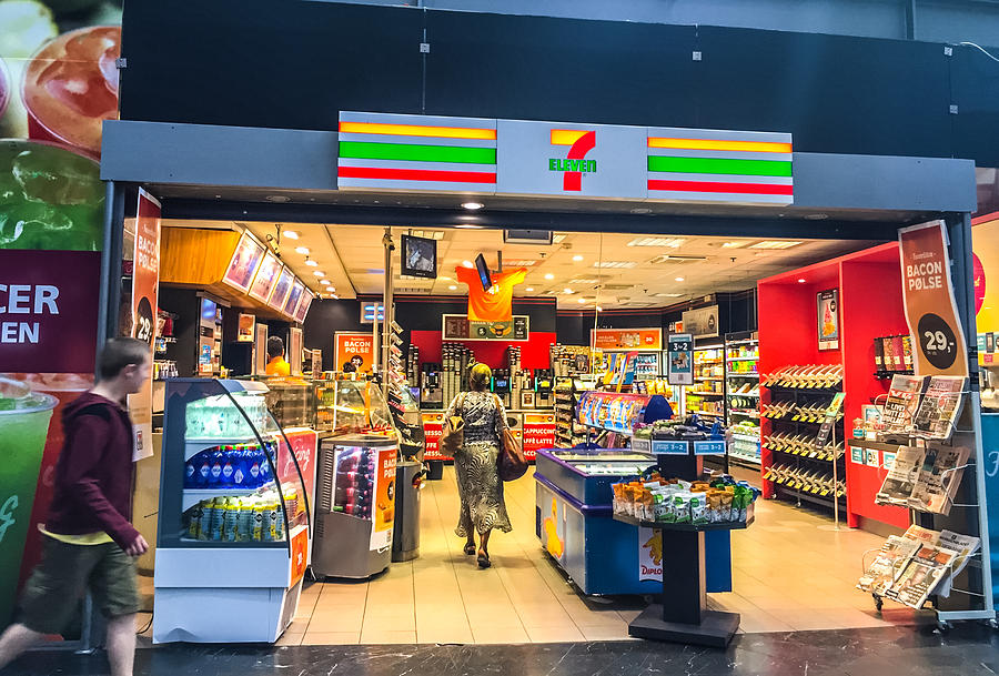 7 Eleven Store inside Oslo Central Train Station, Norway Photograph by Anouchka