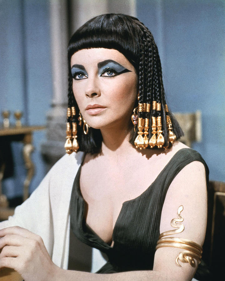 Elizabeth Taylor in Cleopatra  #7 Photograph by Silver Screen