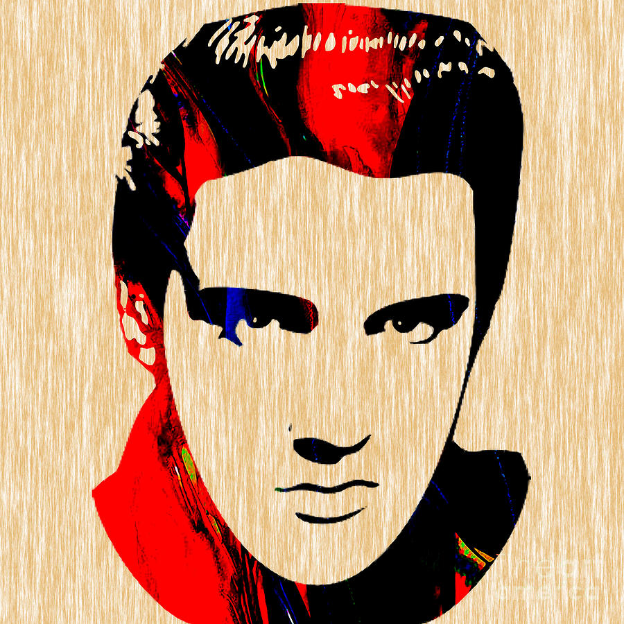Elvis #7 Mixed Media by Marvin Blaine