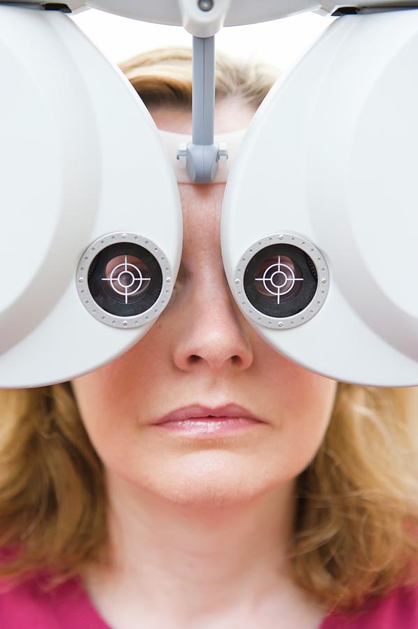 Eye Examination #7 Photograph by Gustoimages/science Photo Library