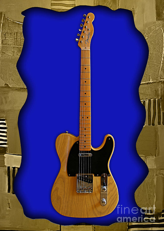 Music Mixed Media - Fender Telecaster Collection #7 by Marvin Blaine