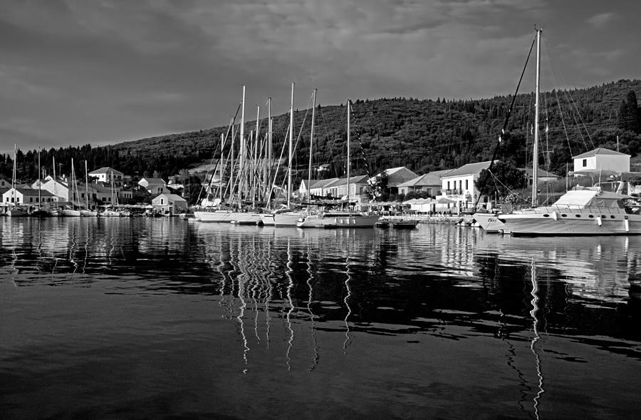 Yachts Photograph - Fiskardo village by George Atsametakis