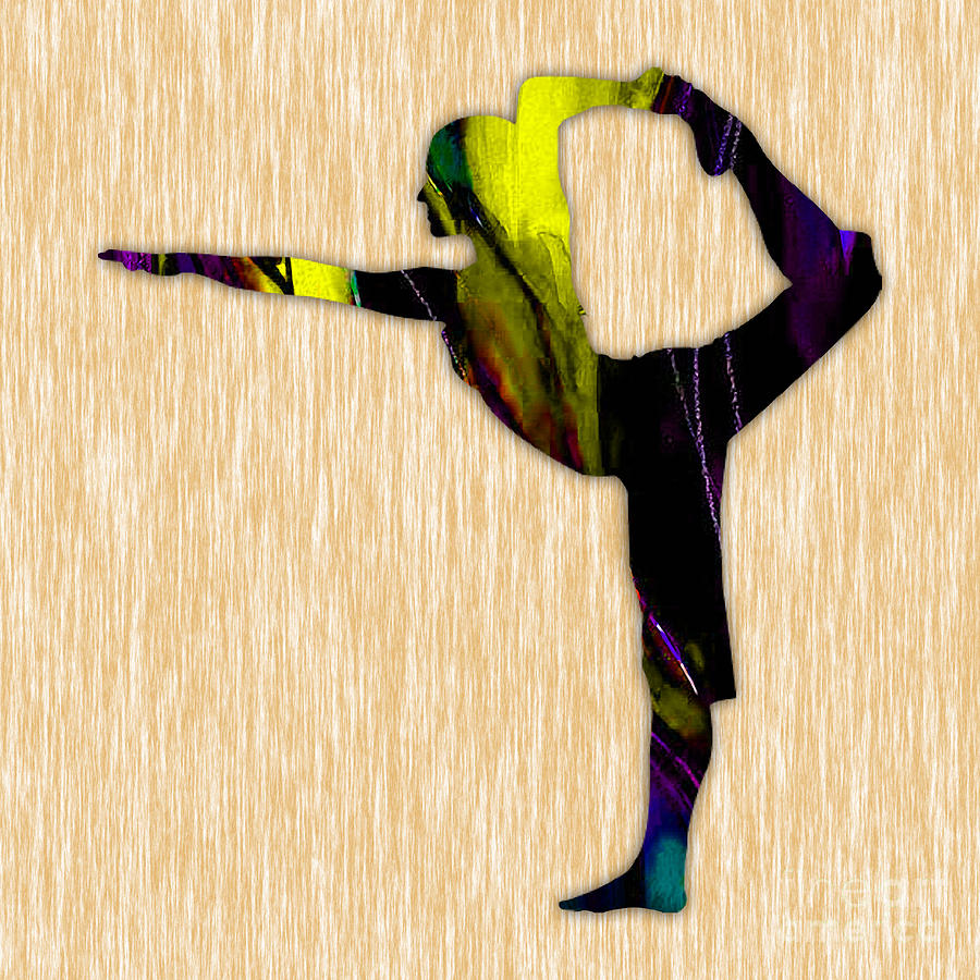 Fitness Yoga #21 Mixed Media by Marvin Blaine