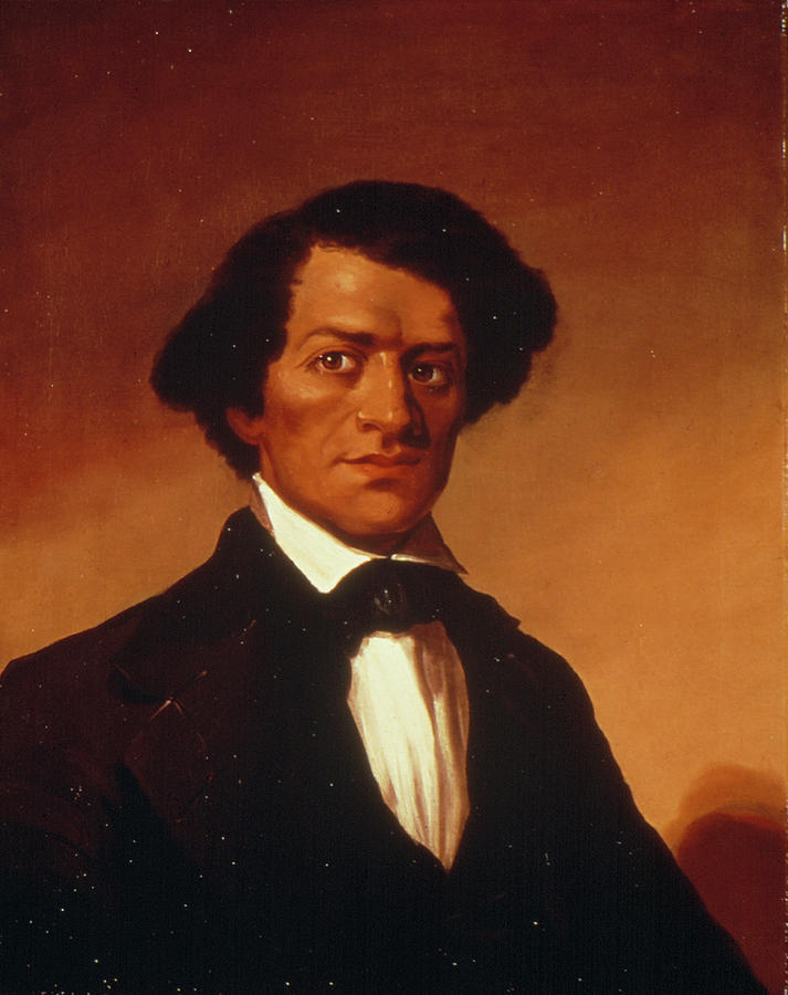 Frederick Douglass (c1817-1895) #7 Painting by Granger