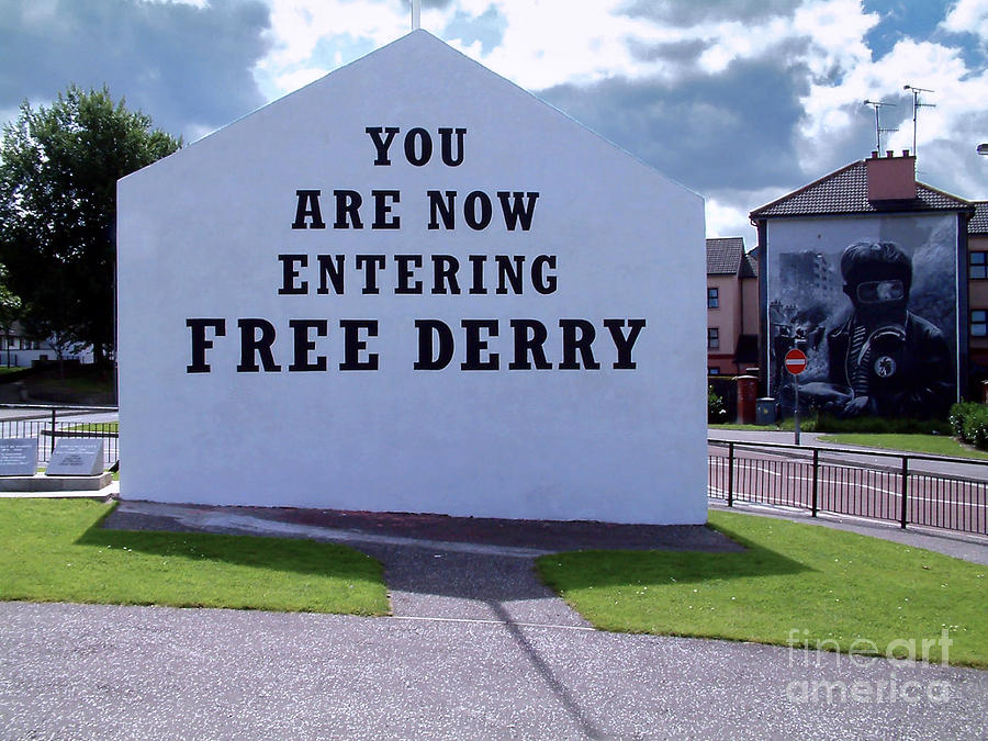 Free Derry Corner 4 Photograph by Nina Ficur Feenan