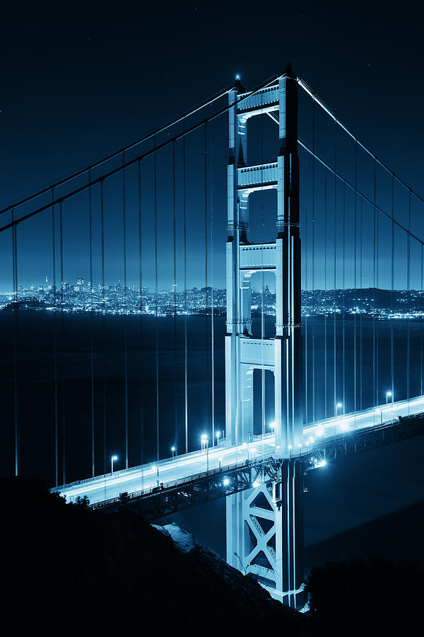 Golden Gate Bridge #7 Photograph by Songquan Deng