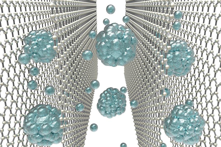 Graphene-oxide Based Sieve Photograph by Alfred Pasieka/science Photo Library