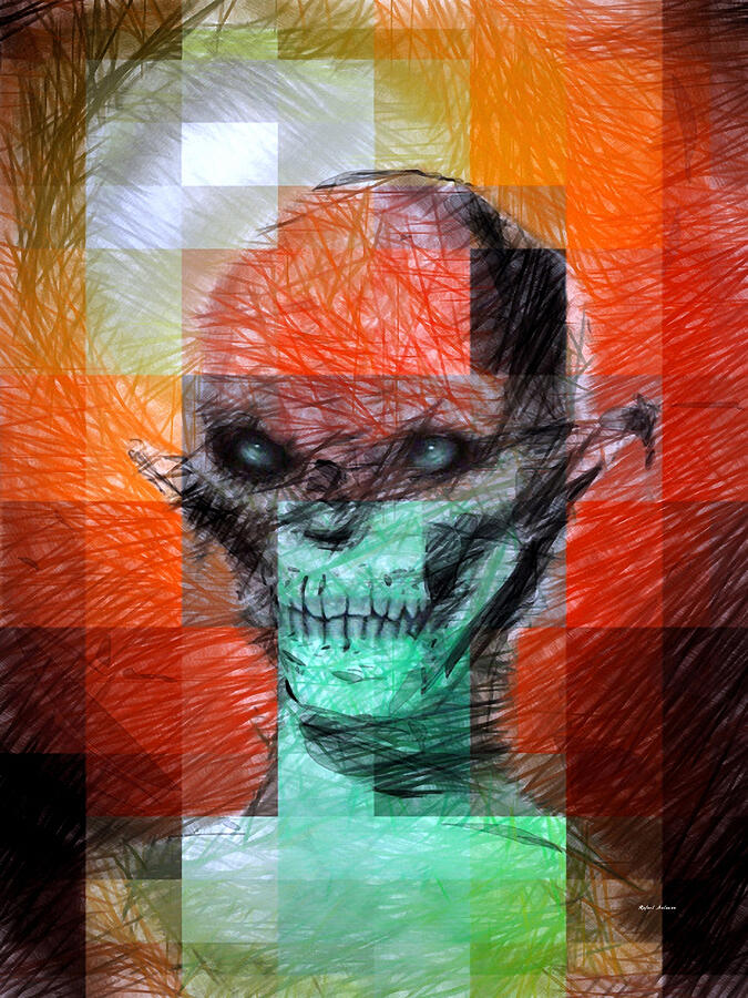 Halloween Mask #7 Digital Art by Rafael Salazar