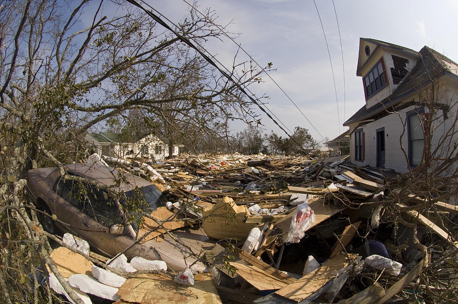 Hurricane Katrina Damage Photograph by Jim Reed Photography/science ...