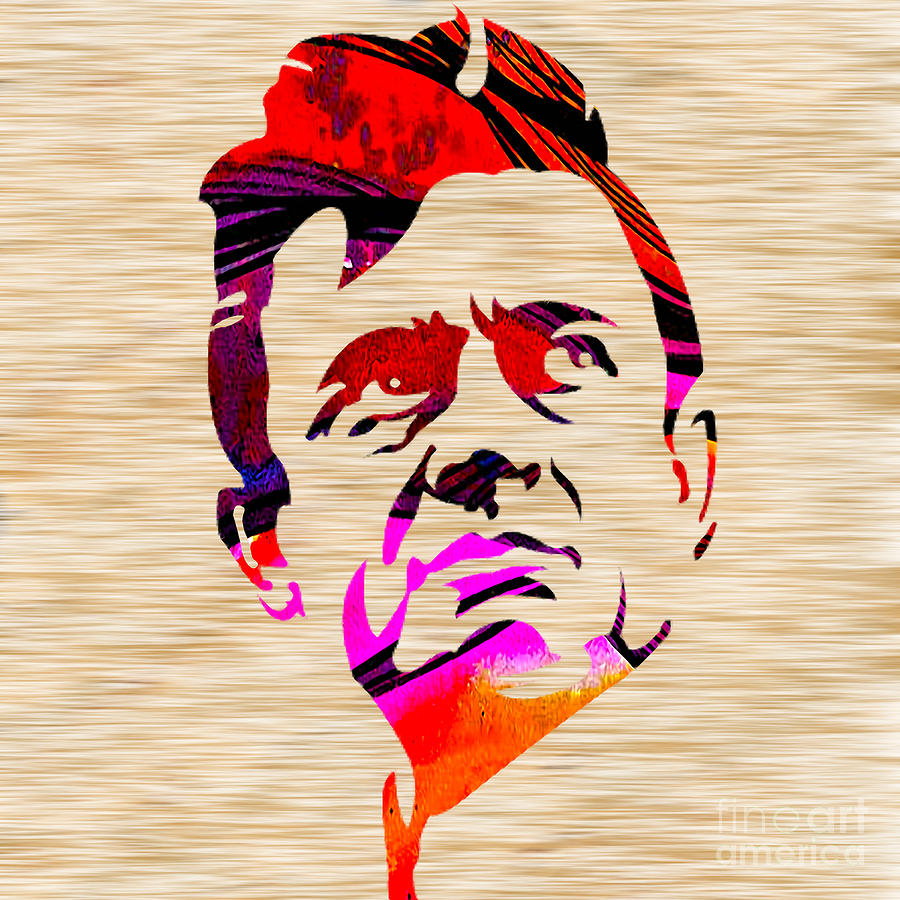 Johnny Cash #7 Mixed Media by Marvin Blaine