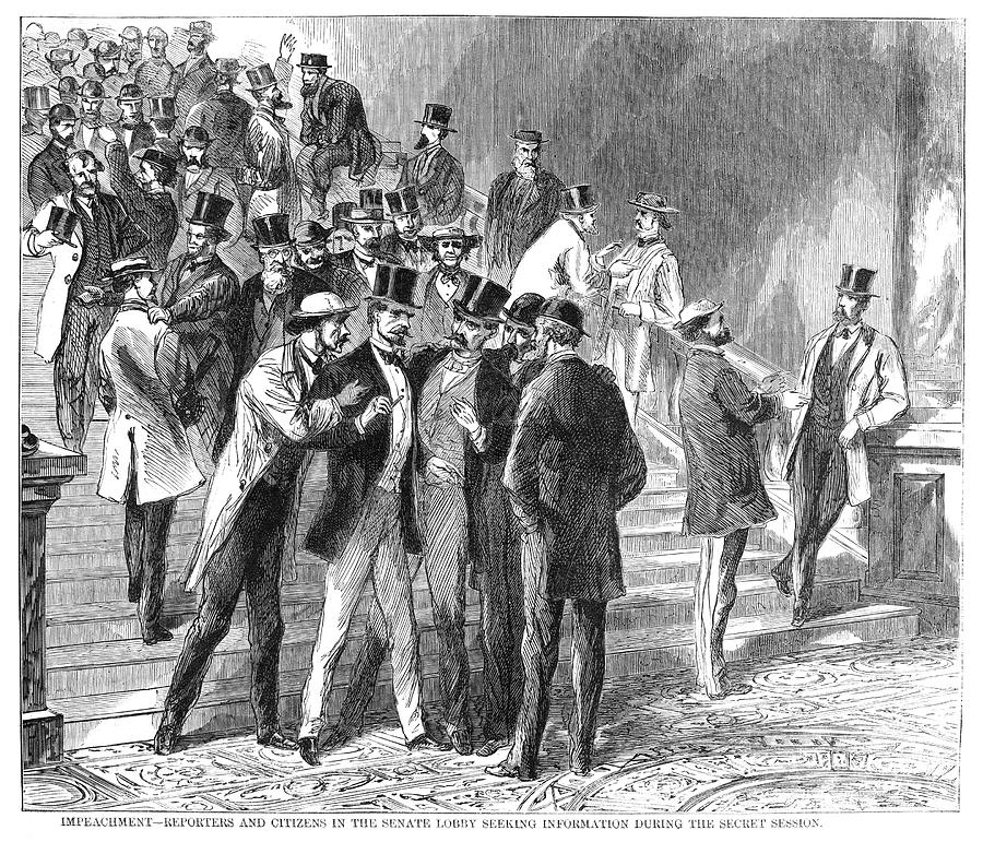a look at the infamous impeachment of president andrew johnson in 1868 /tiles/non-collection/i/i_origins_impeach_stevens_lcxml collection of the us house of representatives about this object representative thaddeus stevens of pennsylvania, a radical republican, gave the last speech during house debate on articles of impeachment against president andrew johnson on march 2, 1868. a look at the infamous impeachment of president andrew johnson in 1868 /tiles/non-collection/i/i_origins_impeach_stevens_lcxml collection of the us house of representatives about this object representative thaddeus stevens of pennsylvania, a radical republican, gave the last speech during house debate on articles of impeachment against president andrew johnson on march 2, 1868.