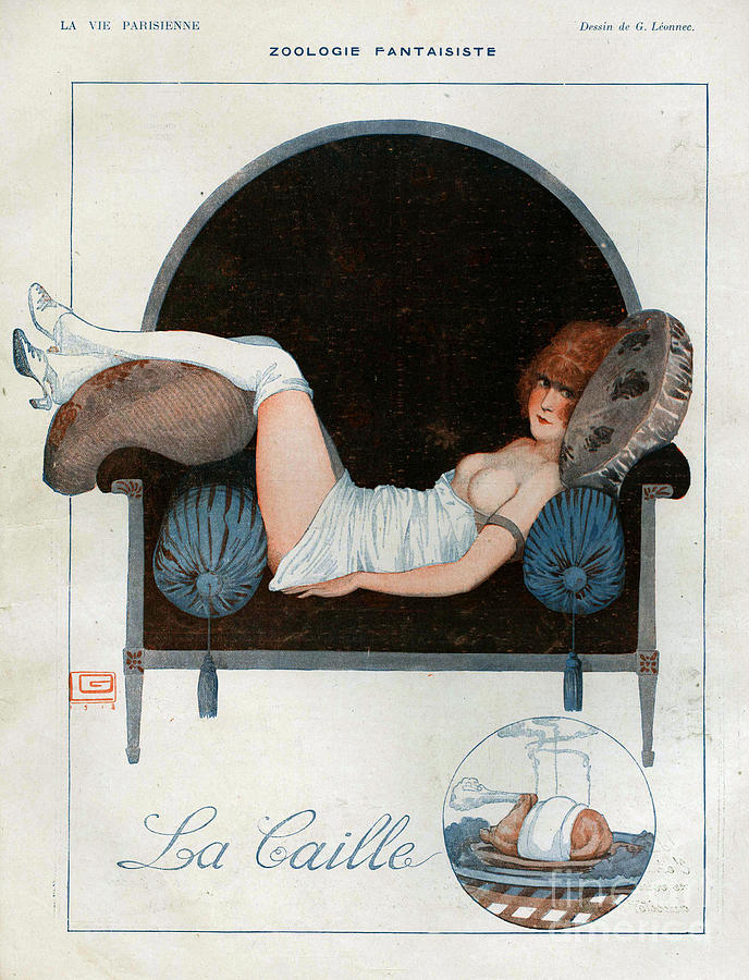 1910s Drawing - La Vie Parisienne  1919 1910s France Cc #7 by The Advertising Archives
